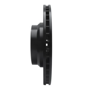 BMW 760LI Brake Rotor (1) - Front Right - R1 Concepts - Drilled & Slotted - Black - `02-`08